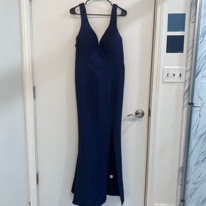 Blue formal dress